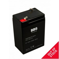 BBS Power VRLA AGM battery 6V 4.5Ah 
